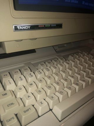 Tandy Personal Computer 1000HX,  RGB Color CM - 5 Monitor 1988 3