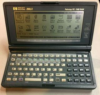 Hp 200lx Palmtop Computer 1mb Ram