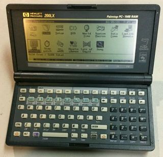 HP 200LX palmtop computer 1MB Ram 2
