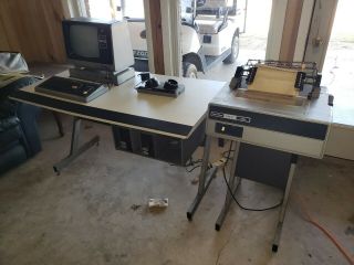 Trs - 80 Model 1 Complete System,  Desk,  Expansion Interface,  Manuals,  Disk Drives