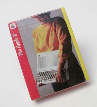 Vintage Apple Iic Computer Playing Cards Ultra Rare 1980s Promotional