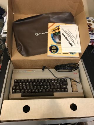 Commodore 64 Computer With Vic 20 Box