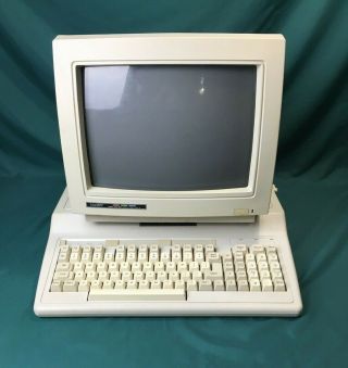 Tandy 1000 Ex Personal Computer 25 - 1050b & Rgb Color Crt Monitor Cm - 5 25 - 1043