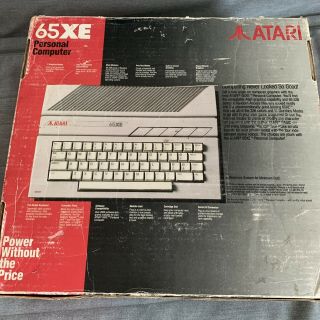 Atari 65xe In E X C E L L E N T Cond With Atarimax Cartridge.  800xl Compatible
