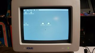 Atari Sm124 Computer Monitor Monochrome St