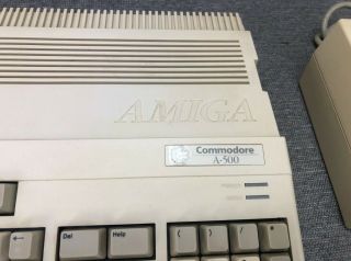 Commodore Amiga 500 A500 Computer with Power Supply 3