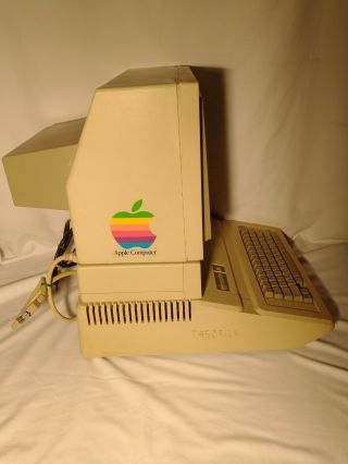 Vintage Apple IIc 2c Computer A2S2064 Apple Monitor A2M2029 Duo Disk A9M0108 3