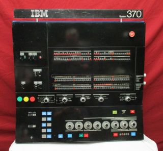 Ibm System 370 / 140 Re - Animated Mainframe Cpu Console.