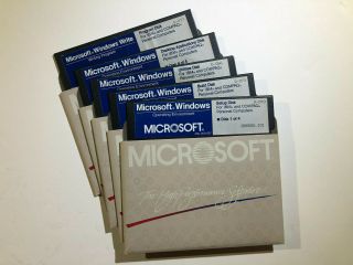 Microsoft Windows 1.  0 Software 2