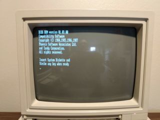 Tandy 1000 Cm - 5 Monitor Cleaned,  &