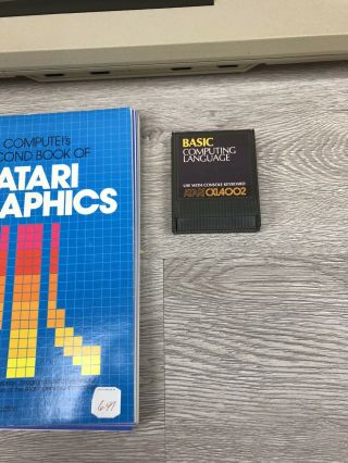 Atari 800 Computer with 1050 Disk Drive,  (2) Joysticks,  Books,  Manuals,  & Games 4