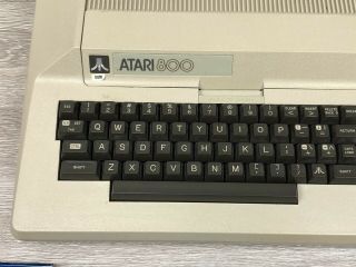 Atari 800 Computer with 1050 Disk Drive,  (2) Joysticks,  Books,  Manuals,  & Games 5