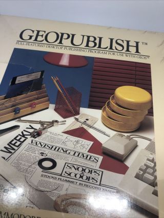 Geopublish - Box - Berkeley Softworks - Commodore 64,  64c & 128 Geos