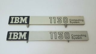 Ibm 1130 Computer System Badge/emblem