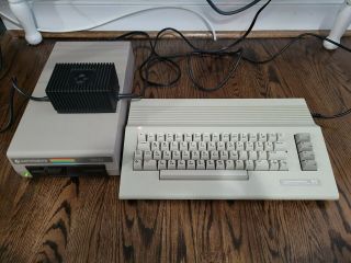 Commodore 64 With 1541 Floppy Disk Drive,  Power Supply -