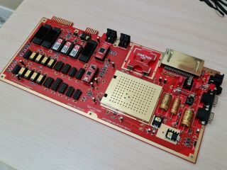 Commodore 64 C64 Sixtyclone Motherboard 250407 Red Edition