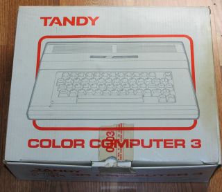 Radio Shack Tandy Color Computer 3 - 128K RAM 26 - 3334 SN 1097145 w/ Joystick 3