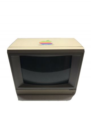Apple Colormonitor Iie Color Computer Monitor A2m6021 (1987) - Powers On