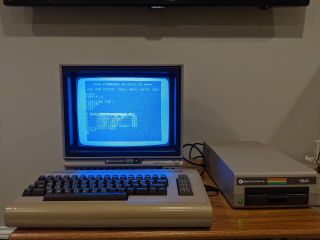 Commodore 64 Bundle - C64,  1702 Monitor,  1541 Disk Drive - And