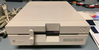 Commodore 1541 II disc drive,  with JiffyDOS,  power supply & serial cable 2