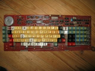 Rare Vintage Mechanical Hercon Magnetic Hall Sensor Keyboard