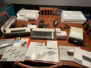 Complete Atari 800xl With Printer And 1050 Disk Drive