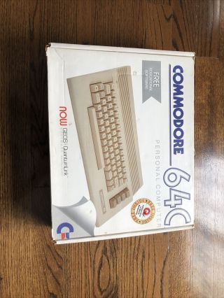 Commodore 64c Computer W/ Box & Power Supply