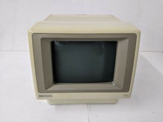 Hp 45611b Series 150 9 " Crt Monitor W/ 92220r Cable - - (p1.  C
