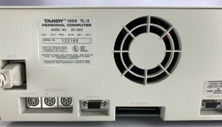 Vintage TANDY TL/2 Personal Computer PC Model 25 - 1602 4