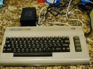 Commodore 64 Computer System With 1541c Disk Drive Power Supply And More