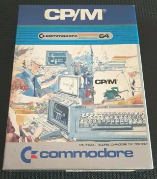 Cp/m Cartridge For The Commodore 64 C64 Computer,  In - Box In Order