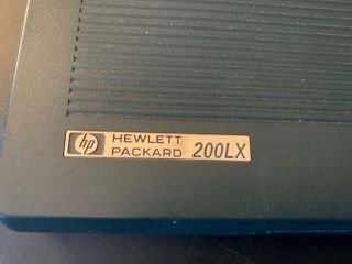 OWNER - HP 200LX Palmtop Handheld Pocket PC 2MB RAM (charger) 2
