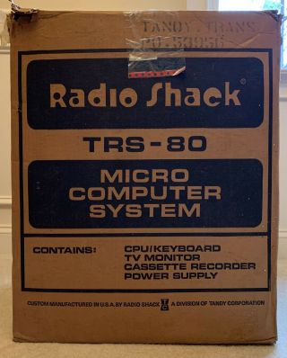 Radio Shack TRS - 80 Model 1 Computer System with Boxes 6