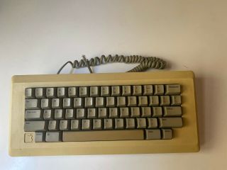 1984 Apple Macintosh Cord Keyboard Model M0110 Mac 128k 512k