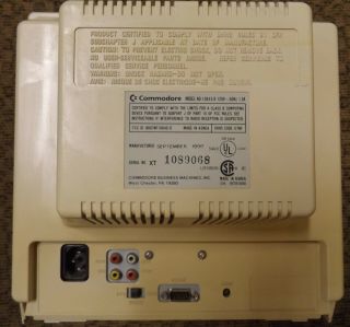 Commodore 1084S - D Color Monitor for Amiga computers,  C64,  C128 3