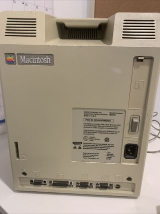 1984 Macintosh 128 M0001 w/ Keyboard,  Mouse 40th Week 4252nd - 6