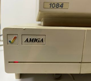 Amiga 1000 Computer,  512KB and Commodore 1084 Monitor 4