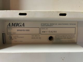 Amiga 1000 Computer,  512KB and Commodore 1084 Monitor 6