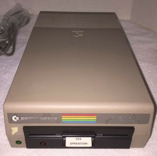 Commodore Computer 1541 Single Floppy Disk Drive and 3