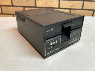 Apple Computer Bell & Howell Black Disk Ii 5.  25 External Floppy Drive A2m0003 2