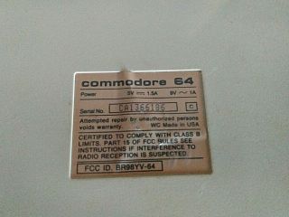 Commodore 64C Parts/Repair 2