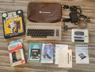 Commodore C64 System - - with 1530 Cassette Drive,  Print Interface,  Bonus 2