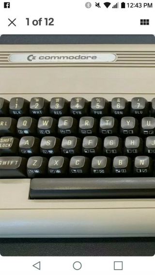 Commodore 64 C64 Computer SILVER LABEL 326298 REV A S/N 22283 & CLEANED 2