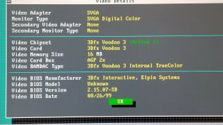 3DFX VOODOO 3 3000 AGP 16MB DOS RETRO GAMING VIDEO CARD M24 2