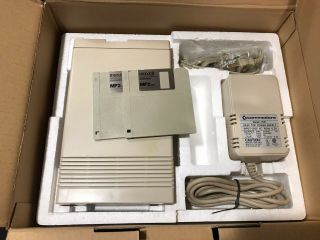 Commodore 1581 3.  5 Floppy Disk Drive Jiffydos Power Supply Bonus Disks 5