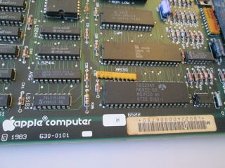 Apple Macintosh vintage 128K motherboard 630 - 0101 820 - 0086 - C 2
