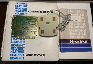 1990 HEATHKIT VOICE SYNTHESIS HV 2000 Card and documentation 2