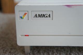 Commodore Amiga 1000 Computer w/ 256k RAM Expansion Powers Up 6