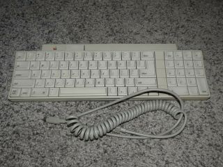 Apple Iigs Keyboard And Cable,  Orange Alps 658 - 4081
