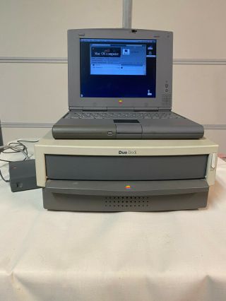 Vintage Apple Powerbook 2300c with DuoDock Plus (laptop keyboard not functional) 4